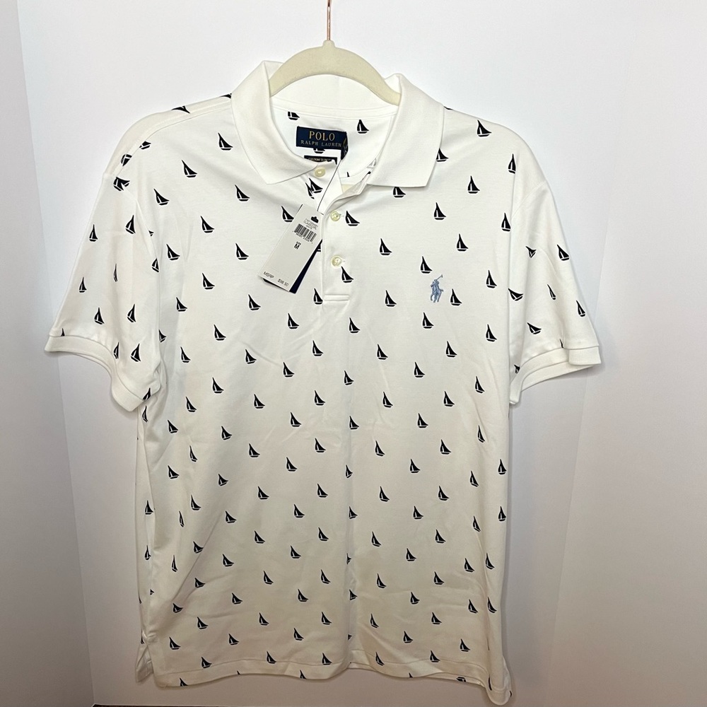 Ralph Lauren Polo Men’s Short Sleeve Casual White Shirt Medium